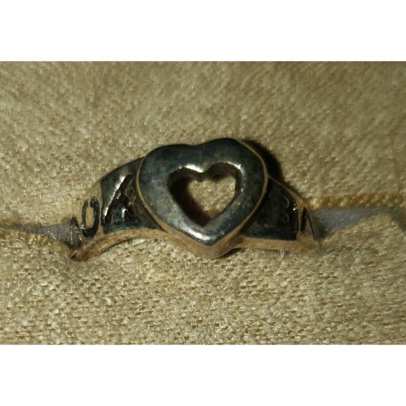 Sterling Silver heart Ring*Silver Ring*Sterling Ring*Sterling Silver Ring*Silver - Picture 2 of 5
